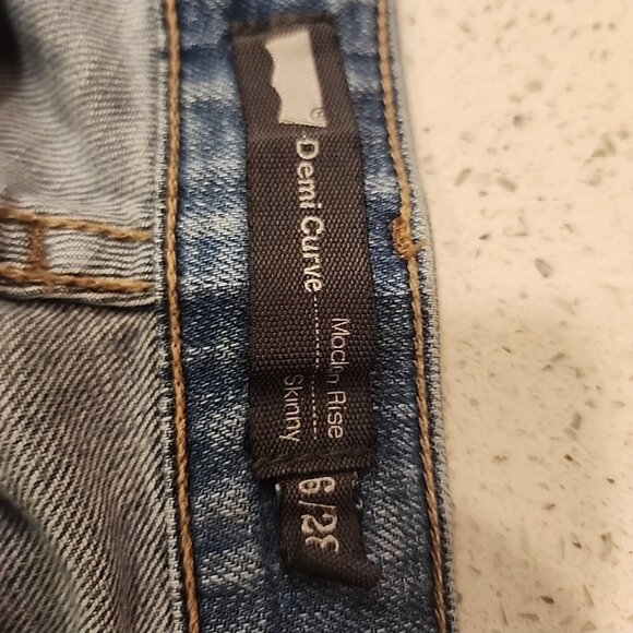 levis demi curve jeans Modern Rise Skinny 6 / 28 - Picture 3 of 5